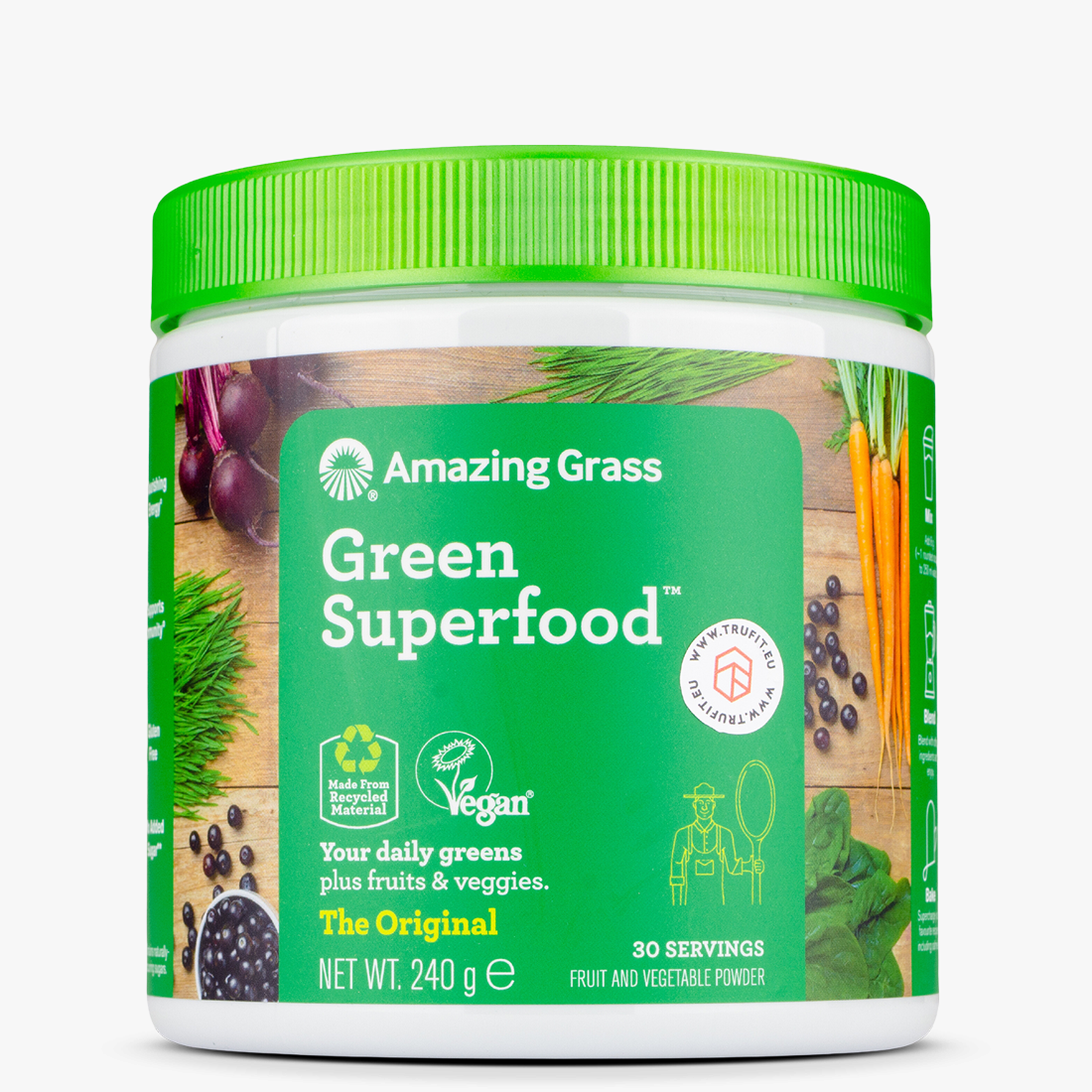 Amazing Grass, Greens Blend Superfood, Chocolate, 8.5 oz, 30 Servings 