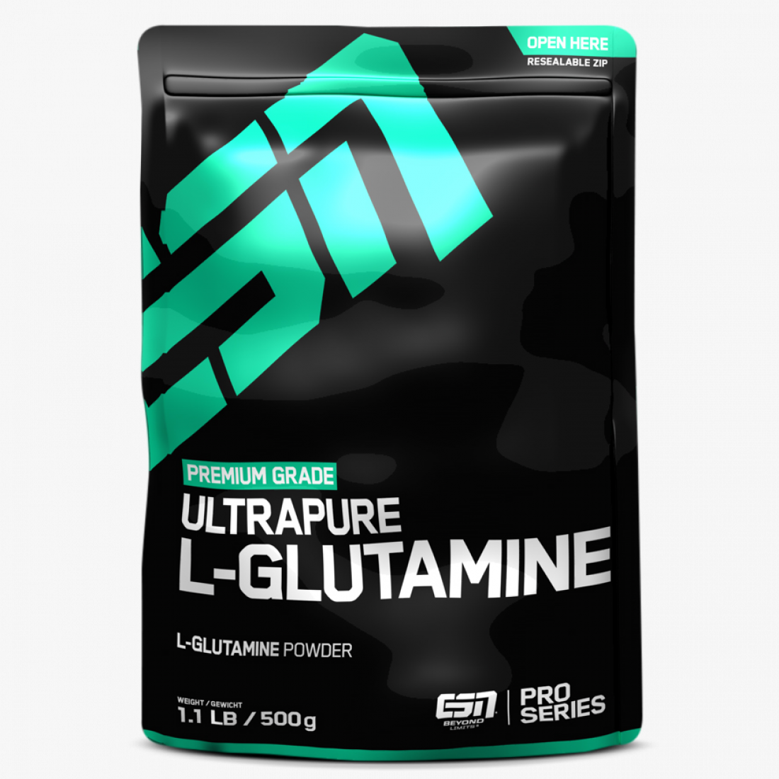 ESN Ultra Pure LGlutamine Reduce muscle breakdown TRU·FIT