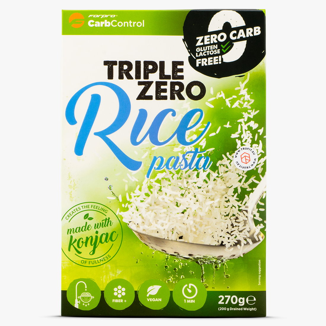ForPro Triple Zero Pasta Rice Zero calorie rice TRU·FIT