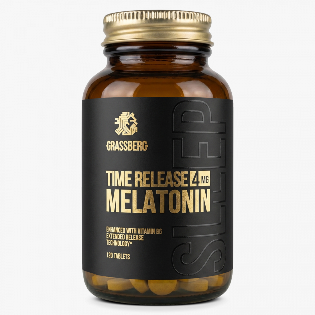 Grassberg - Time Release Melatonin 4 mg