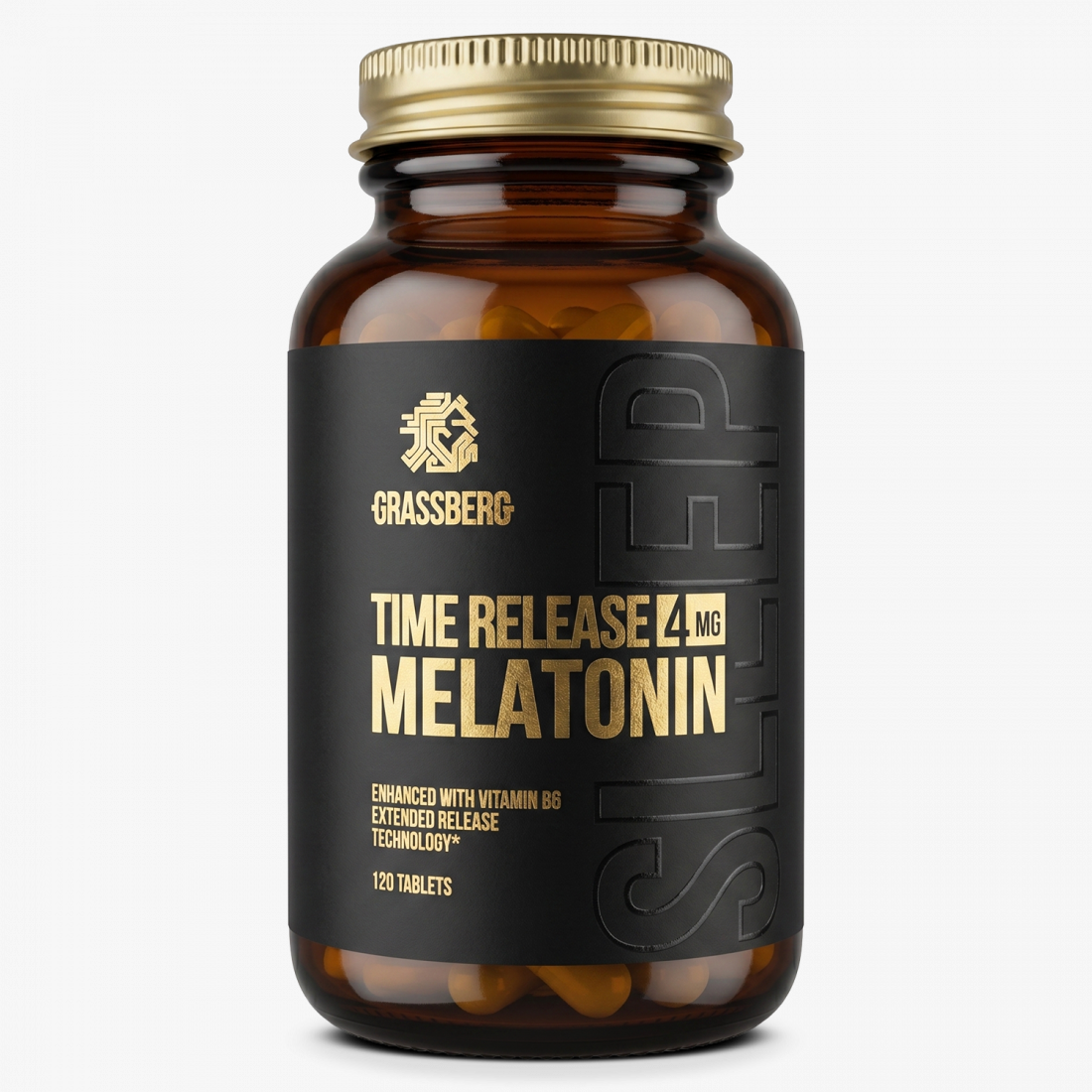 Grassberg - Time Release Melatonin 4 mg