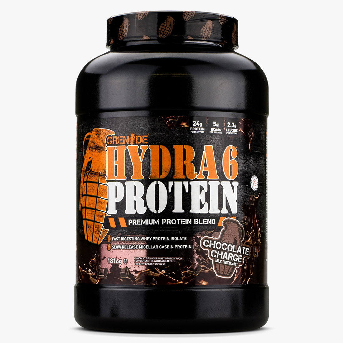 Grenade Hydra 6 Protein Casein/Whey Isolate Cookie Vanilla Choc Flavours 1816g 