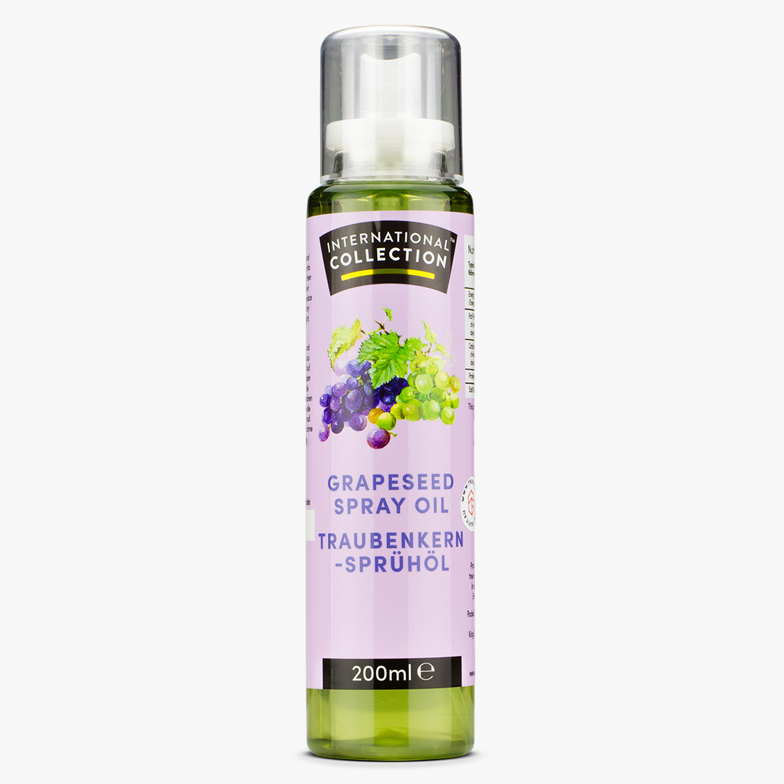 International Collection Cooking Spray Grape Seed Light and