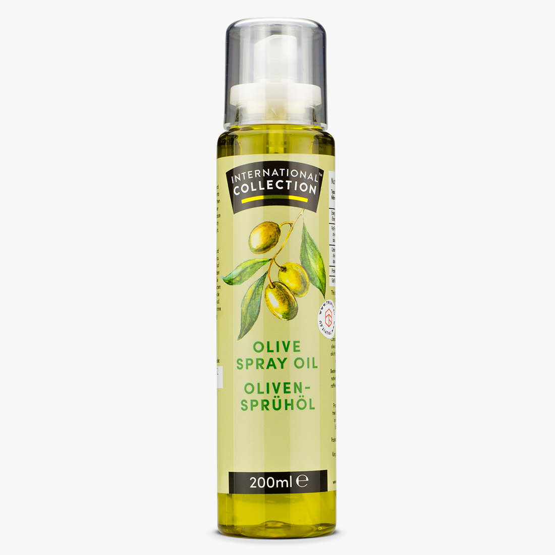 International Collection Cooking Spray Olive Less calories TRU·FIT
