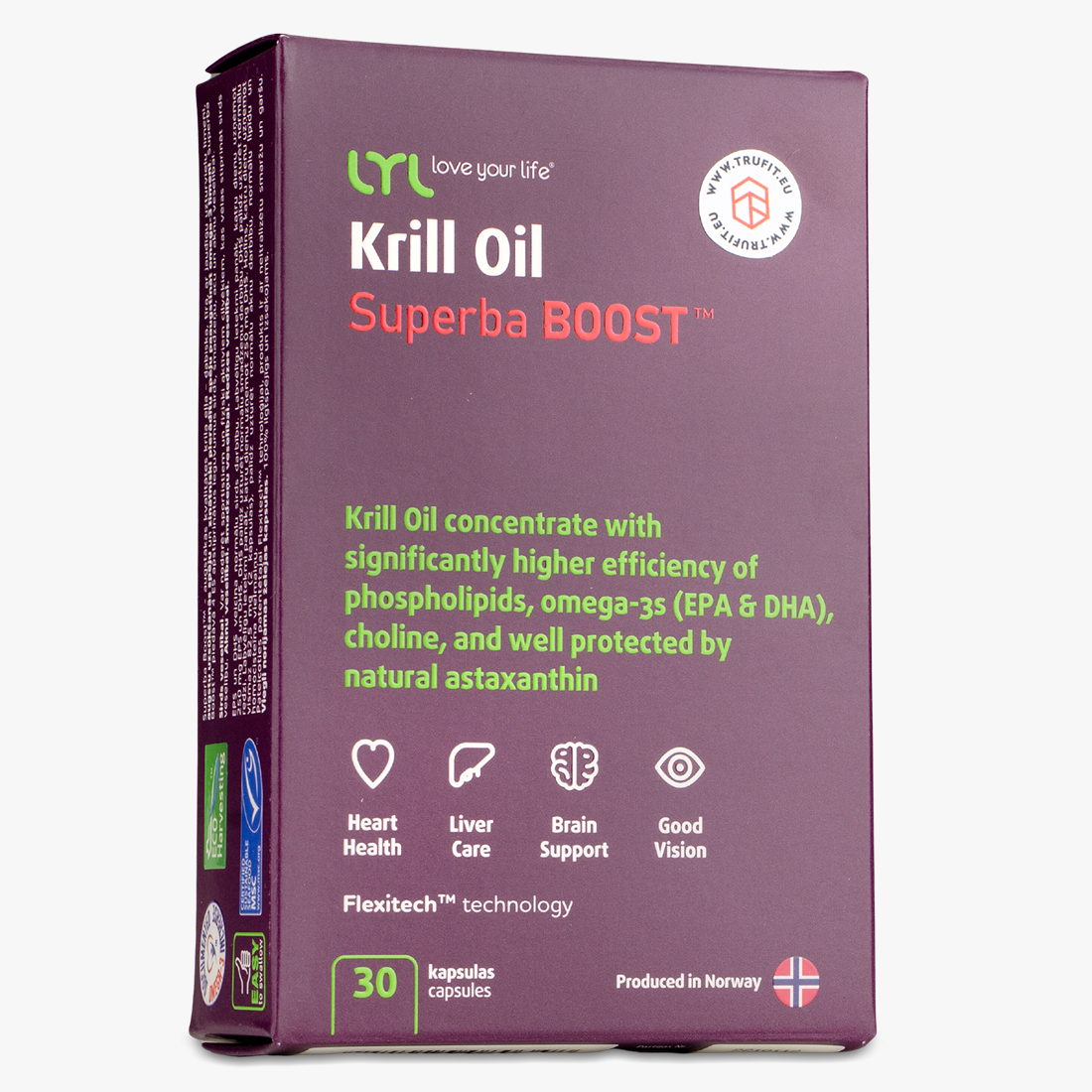 LYL Krill Oil Superba BOOST New generation of Omega3 TRU·FIT