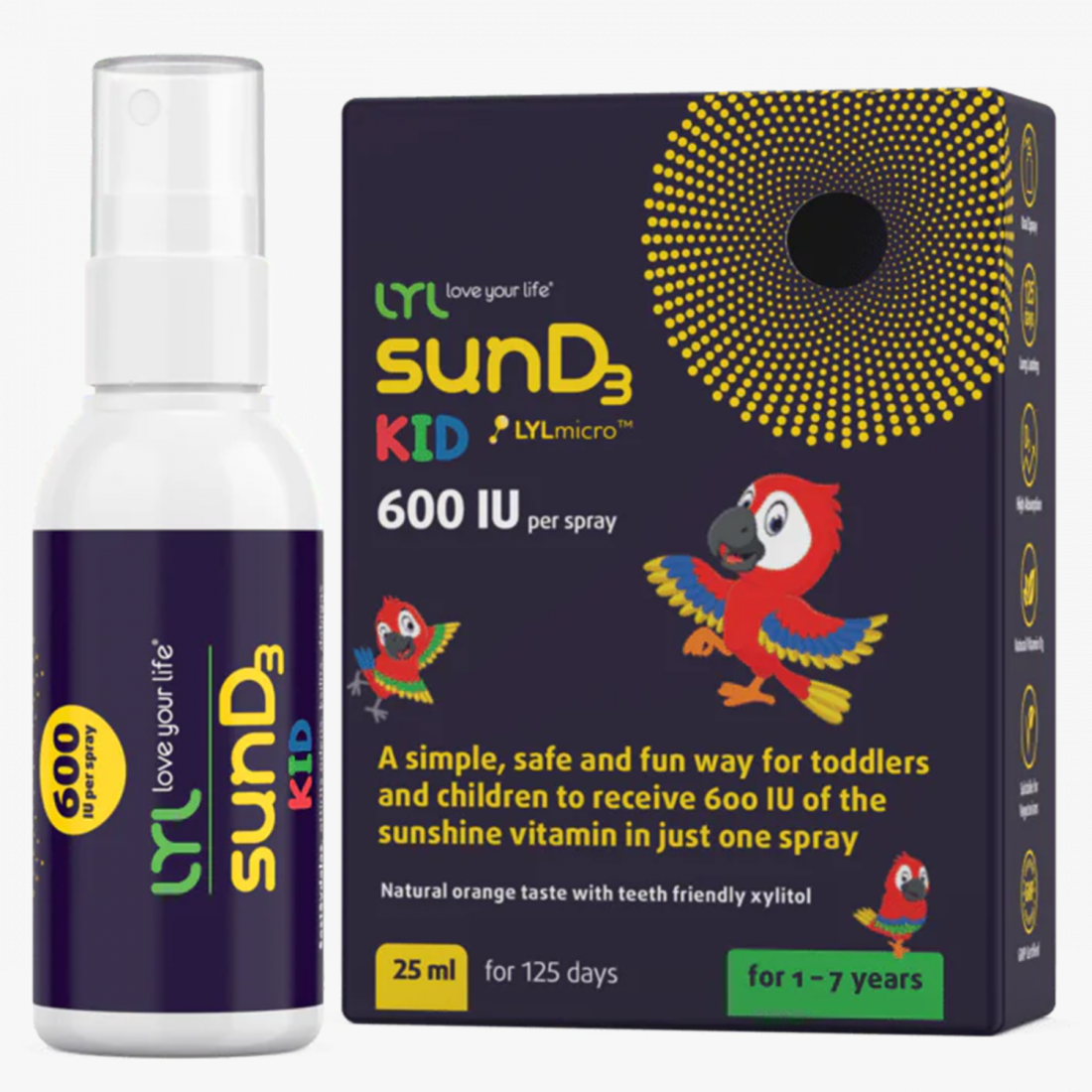 LYL - sunD3 Kid 600 IU LYL - sunD3 Kid 600 IU