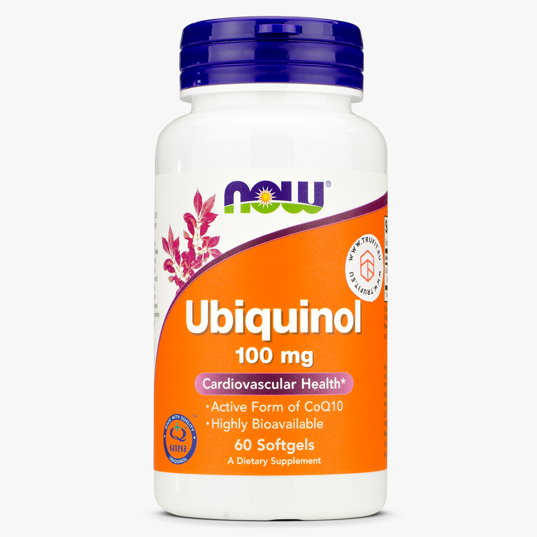 Now Foods - Ubiquinol 100 mg - Cardiovascular health support - TRUFIT.eu
