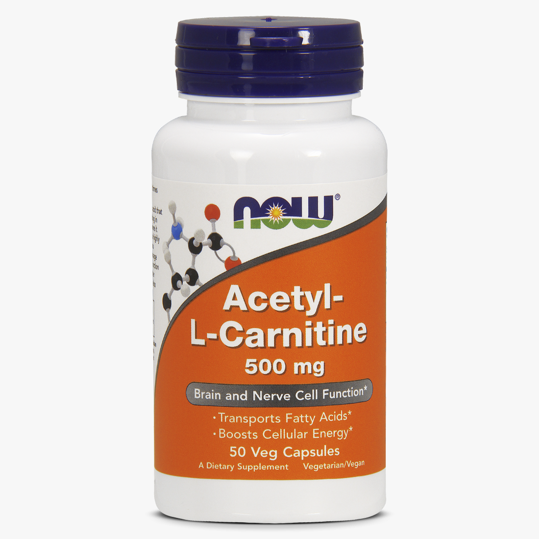 Now Foods - Acetyl L-Carnitine 500mg Now Foods - Acetyl L-Carnitine 500mg