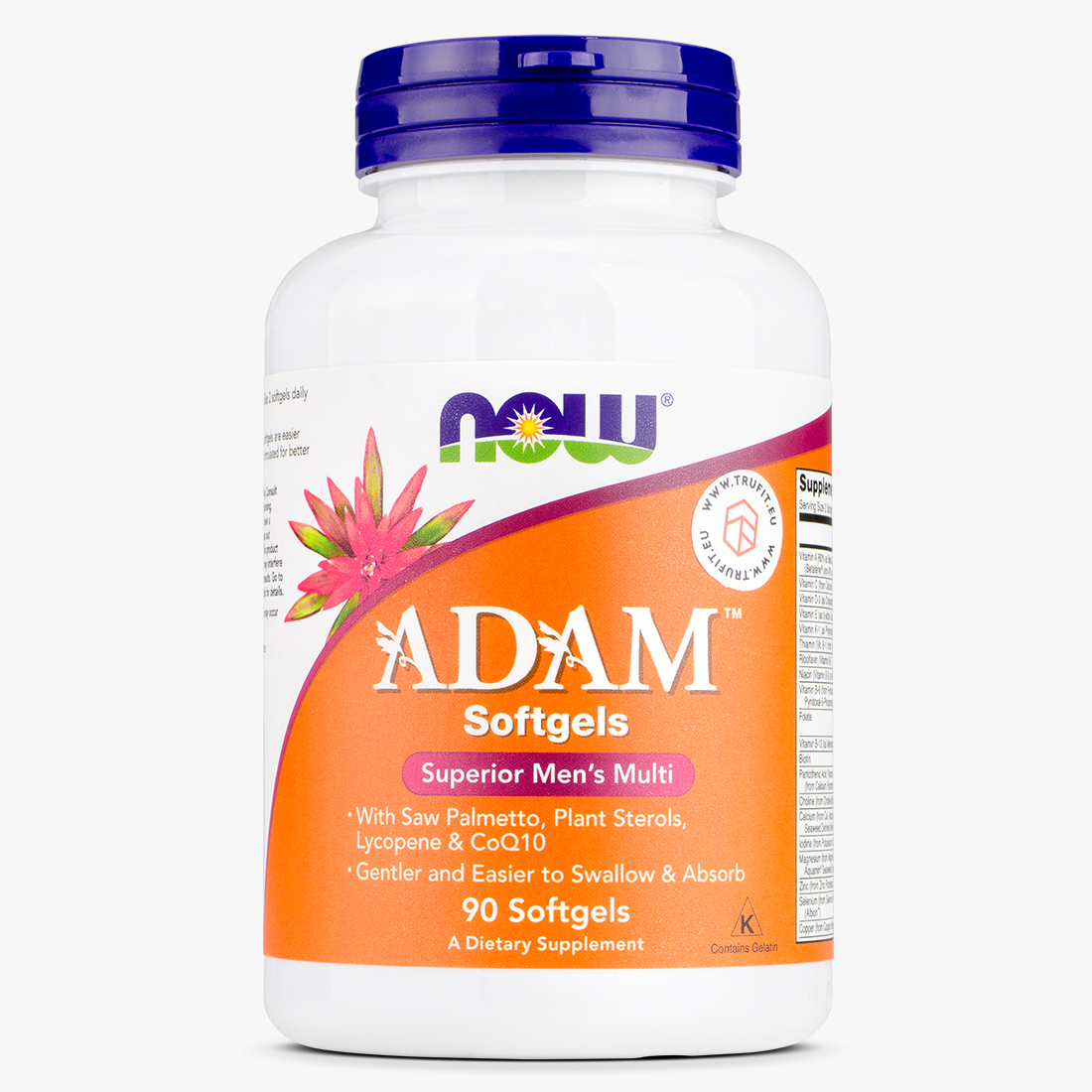 Now Foods - ADAM Softgels - Superior men's multivitamin - TRUFIT.eu