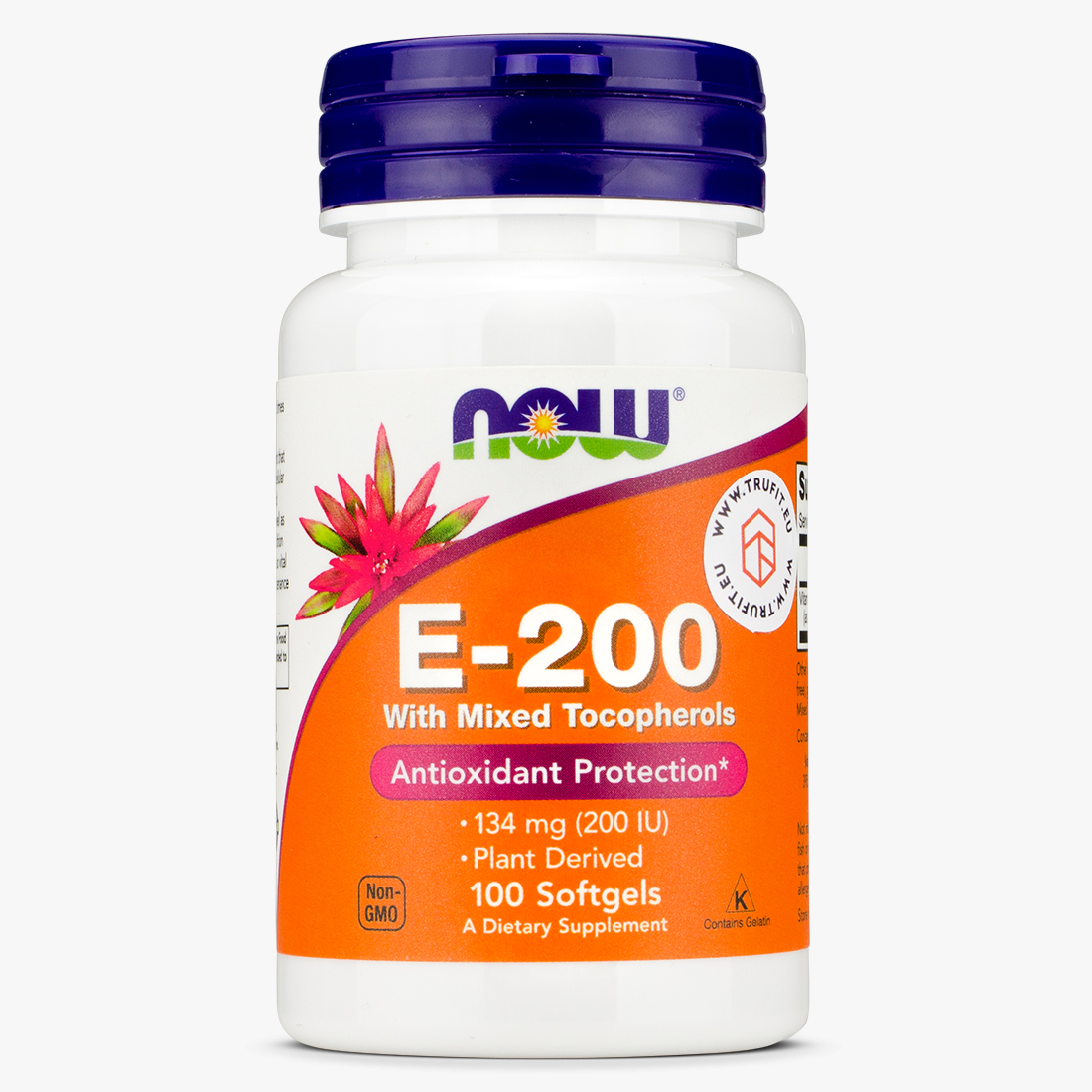 Now Foods Vitamin E200 IU With Mixed Tocopherols Antioksidantu