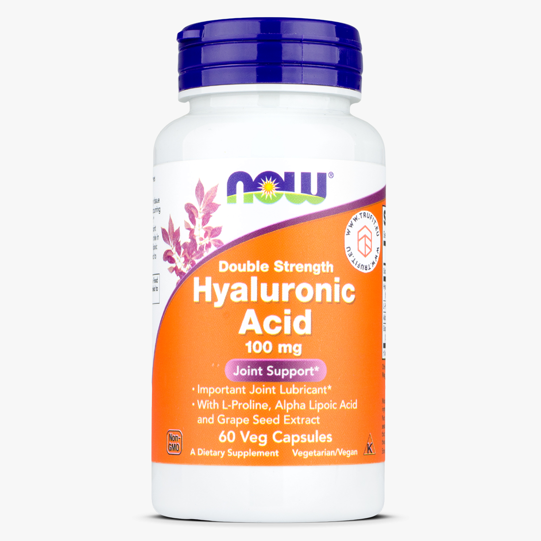 Now Foods - Hyaluronic Acid 100 mg Double Strength