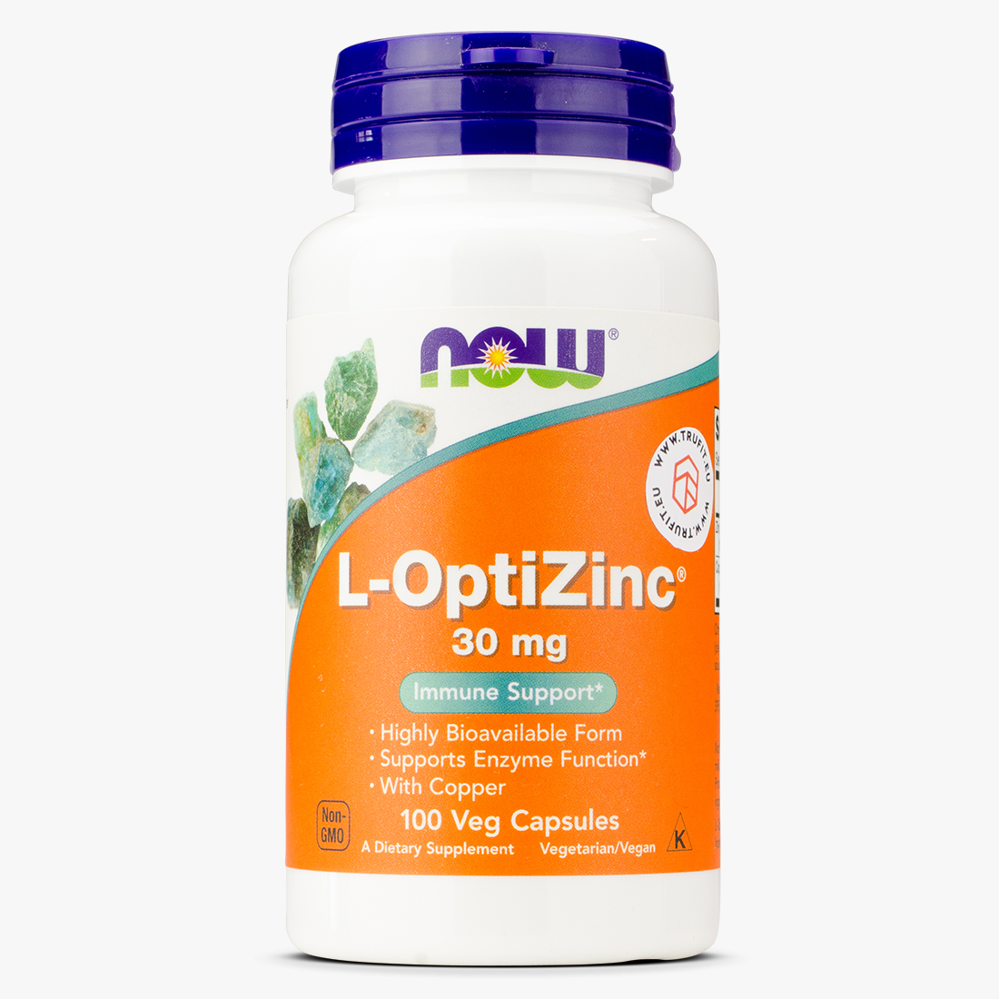 Now Foods LOptiZinc 30 mg Immune support TRU·FIT