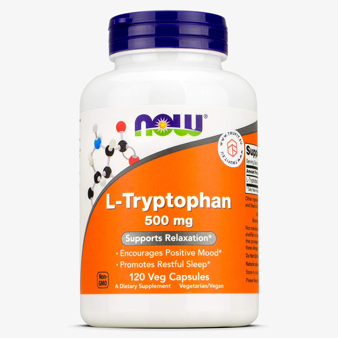 Now - L-Tryptophan 500mg - TRU·FIT