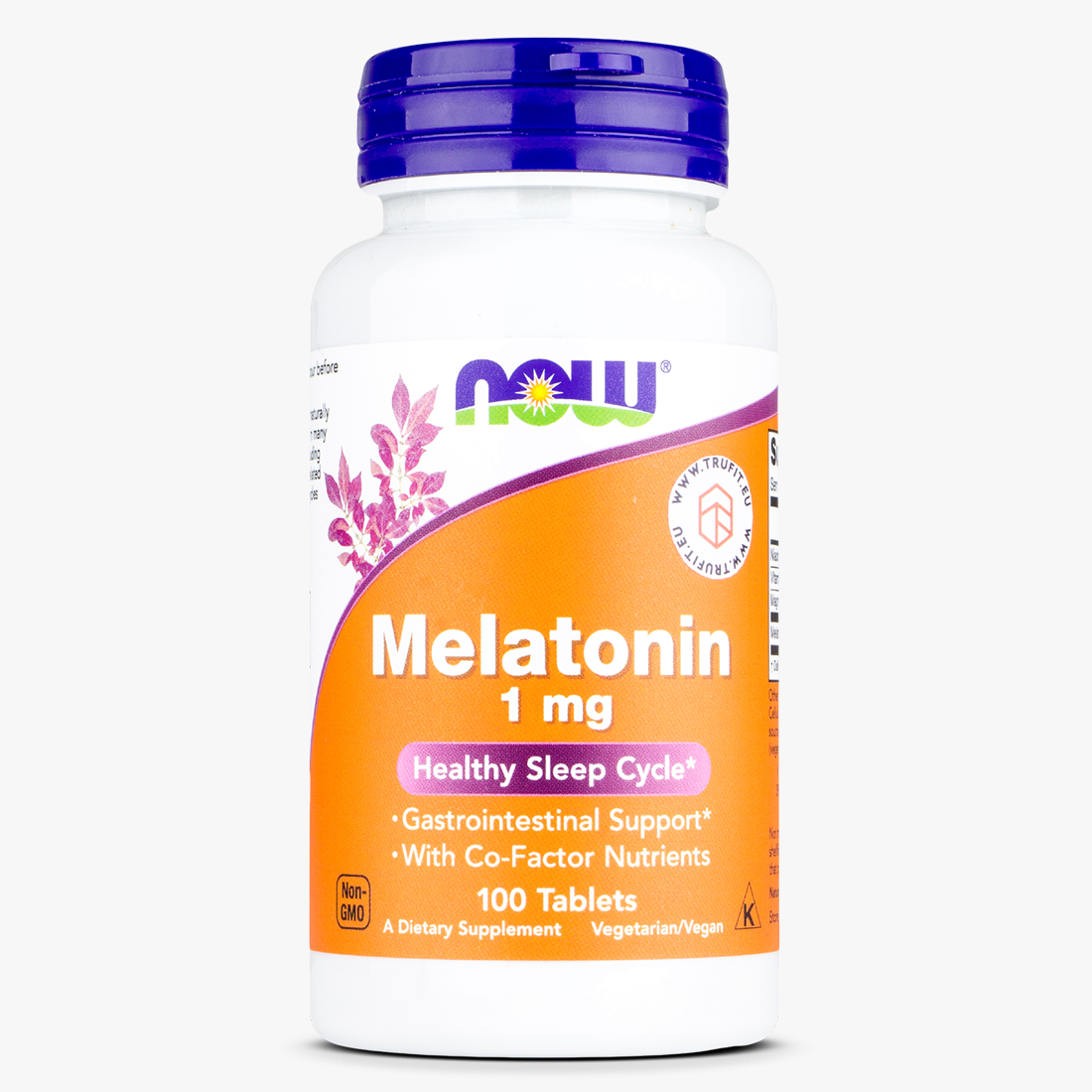 Now Foods - Melatonin 1 mg - Healthy sleep cycle - TRUFIT.eu
