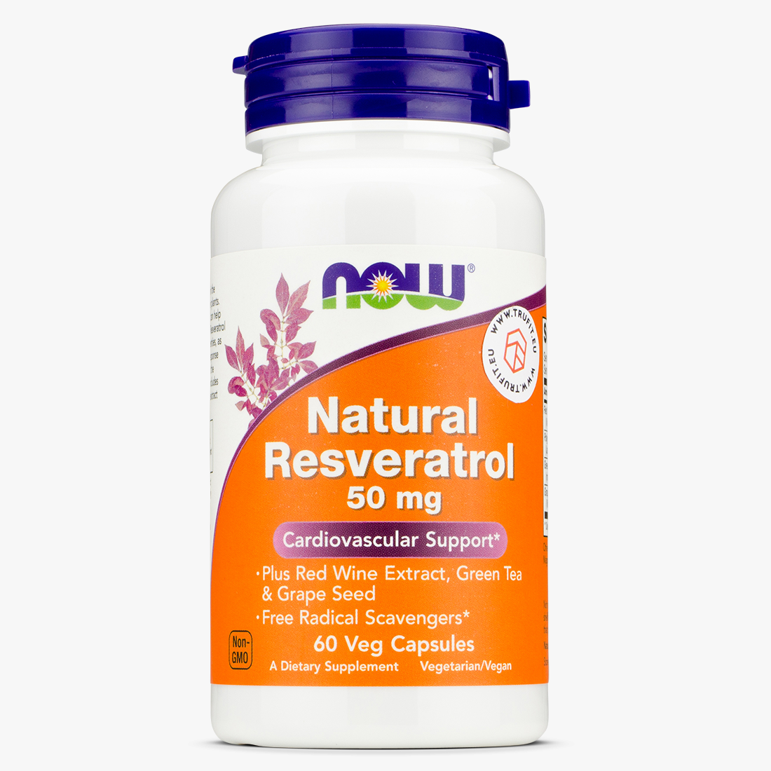 Now Foods - Natural Resveratrol 50 mg Now Foods - Natural Resveratrol 50 mg