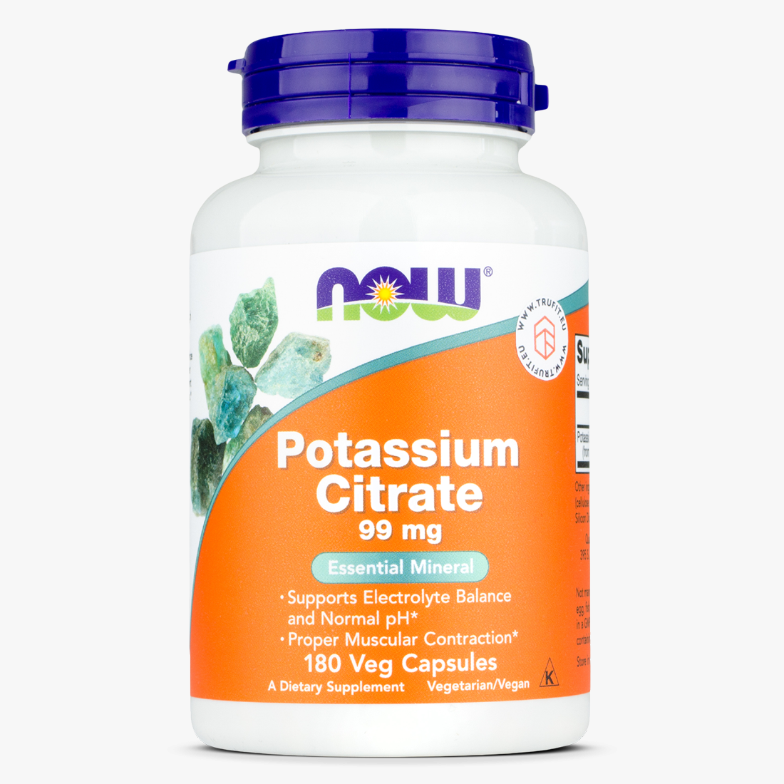 Now Foods - Potassium Citrate 99 mg