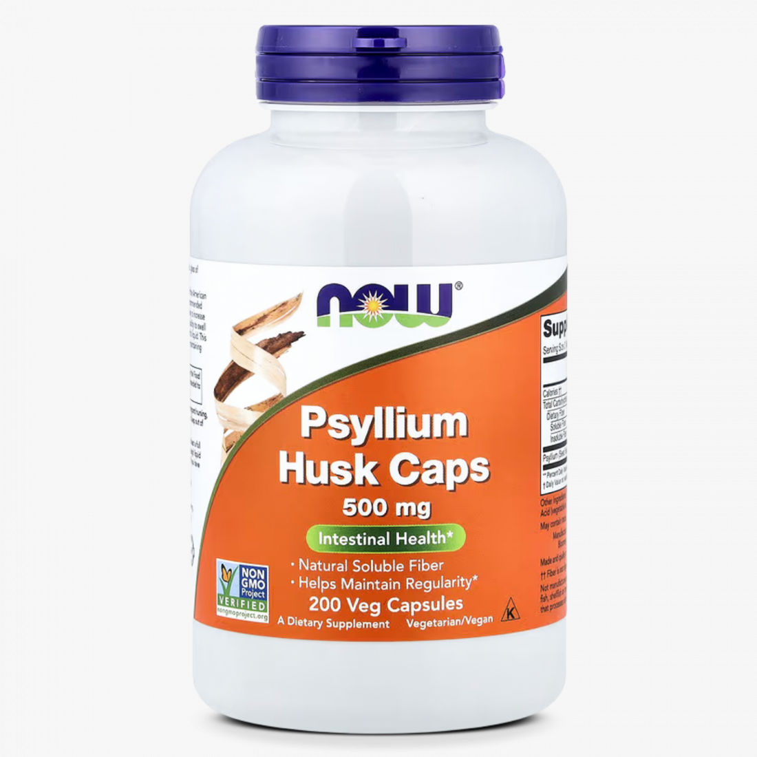 Now Foods - Psyllium Husk Caps 500 mg