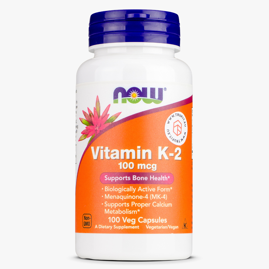 Now Foods Vitamin K2 100 mcg Supports bone health TRU·FIT