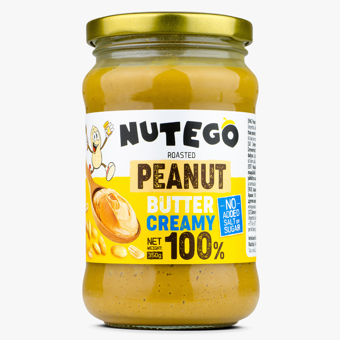 Nutego - Peanut Butter 100% Creamy Nutego - Peanut Butter 100% Creamy