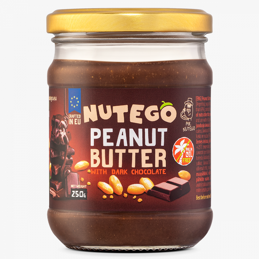 Nutego - Zemesriekstu Sviests Ar Tumšo Šokolādi