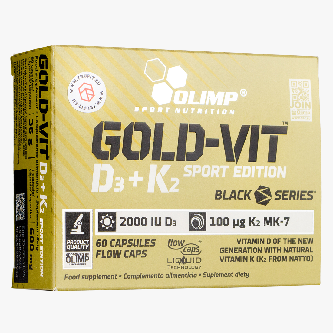 OLIMP labs - Gold-Vit D3+K2 Sport Edition - Vitality, health & energy ...