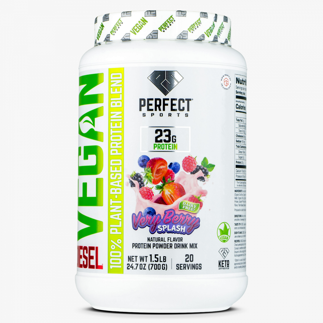 Perfect Sports - Diesel Vegan 100% Plant-Based Protein
