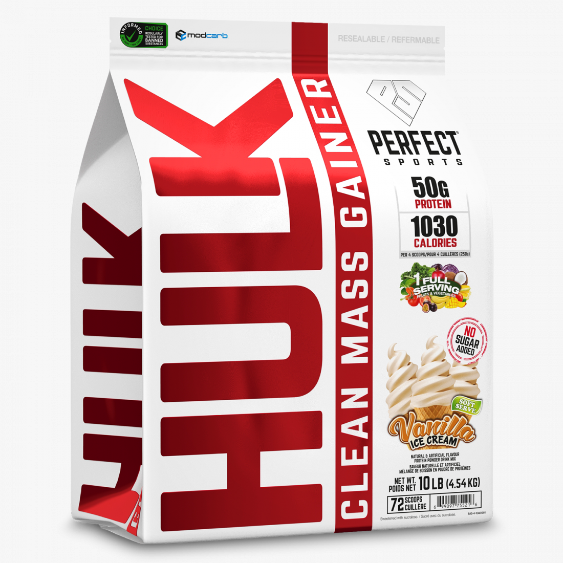 Perfect Sports - Hulk Clean Mass Gainer Perfect Sports - Hulk Clean Mass Gainer