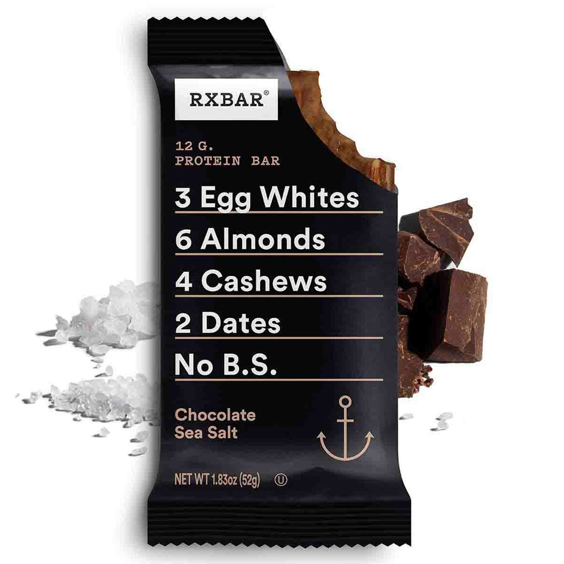 RXBAR Chocolate Sea Salt Protein Bar Simple and healthy TRU·FIT