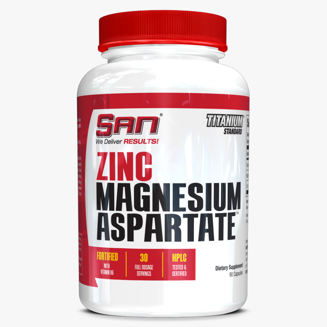 SAN Zinc Magnesium Aspartate ZMA Build muscle while you sleep TRU·FIT