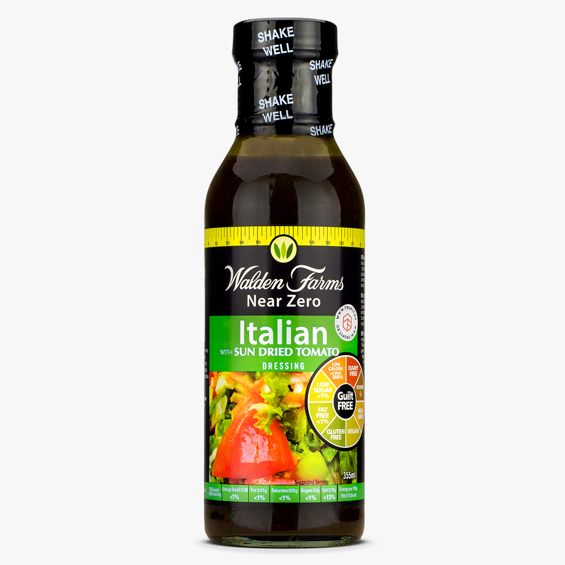 Walden Farms Italian with Sun Dried Tomato Salad Dressing Calorie