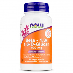 Now Foods - Beta 1.3/1.6- D-Glucan 100 mg