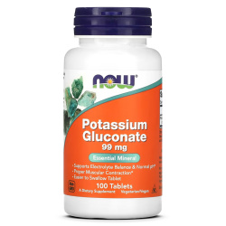 Now Foods - Potassium Gluconate 99 mg