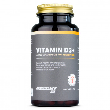 4Endurance Pro - D3 + Coconut Oil - 90 caps