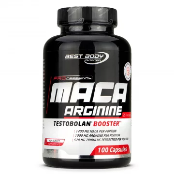 Best Body Nutrition - Professional Maca Arginine Testoblan Booster - 100 caps