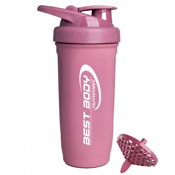Best Body Nutrition - Stainless Steel Shaker 900 ml - Deep Rose Matt