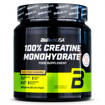 Biotech USA - 100% Creatine Monohydrate Flavoured - 300 g