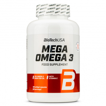 Biotech USA - Mega Omega 3 - 180 softgels