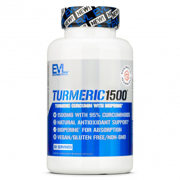 EVL Nutrition - Turmeric 1500 - 90 caps