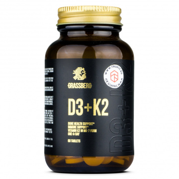 Grassberg - Vitamin D3 + K2 - 60 caps