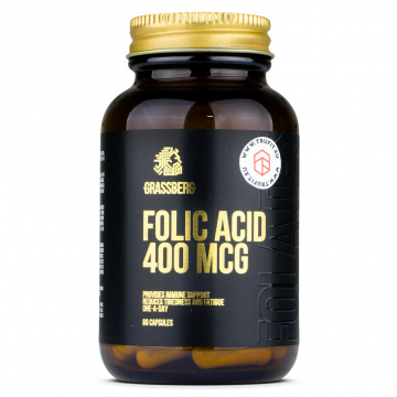 Grassberg - Folic Acid 400 mcg - 60 caps
