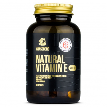 Grassberg - Natural Vitamin E 200 IU - 60 caps