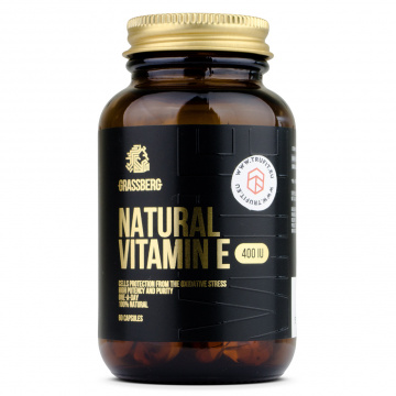 Grassberg - Natural Vitamin E 400IU - 60 caps