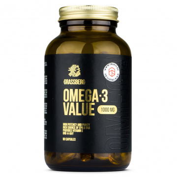 Grassberg - Omega 3 Value 1000 mg - 90 caps