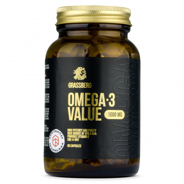 Grassberg - Omega 3 Value 1000 mg - 60 caps