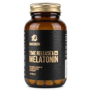 Grassberg - Time Release Melatonin 1 mg - 120 tablets