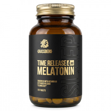Grassberg - Time Release Melatonin 4 mg - 120 tablets