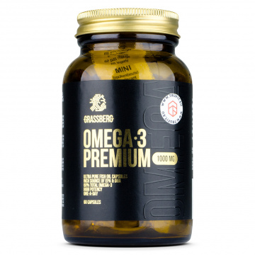 Grassberg - Omega 3 Premium 1000 mg - 60 caps