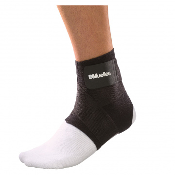 Mueller - Ankle Support With Straps - Black