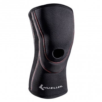 Mueller - Breathable Open Patella Knee Sleeve - Black