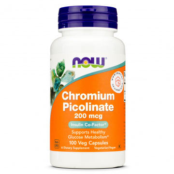 Now Foods - Chromium Picolinate 200mcg - 100 caps